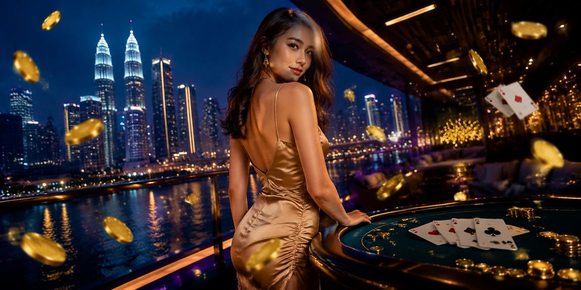 Pemain Teen Patti gaya Malaysia di Kuala Lumpur menikmati poker dalam talian